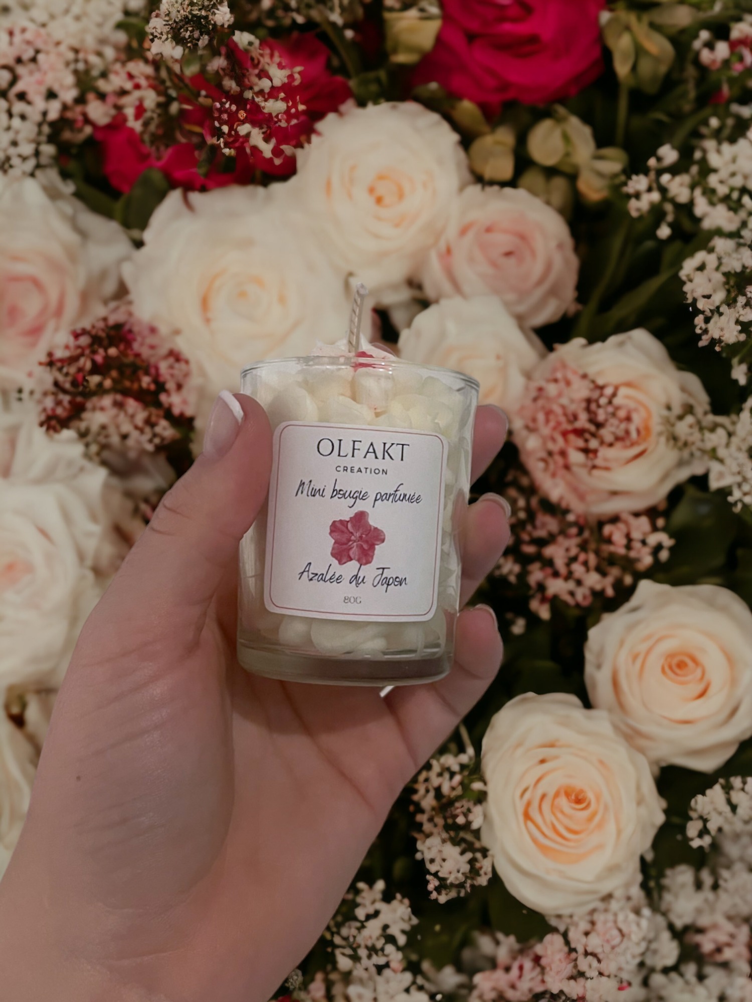 Mini bougie AZALEE DU JAPON – Image 5